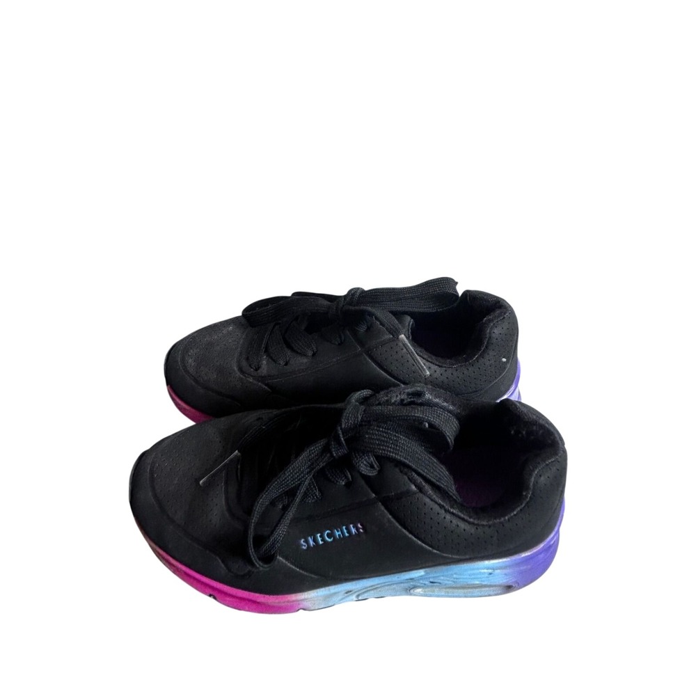 Skechers Uno Gen1 Sneakers 11 Black Pink Purple Ombre Kids
